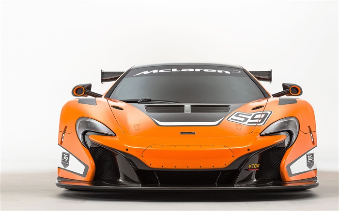 2015 650S GT3 McLaren Supersportwagen Vorderansicht Hintergrundbilder Bilder