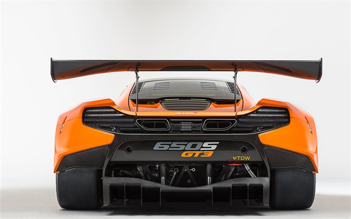 2015 650S GT3 McLaren Supercar Rückansicht Hintergrundbilder Bilder