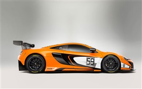 2015 650S GT3 McLaren Supersportwagen Seitenansicht HD Hintergrundbilder