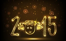 2015 Neujahrsfest, Jahr des Schafes HD Hintergrundbilder