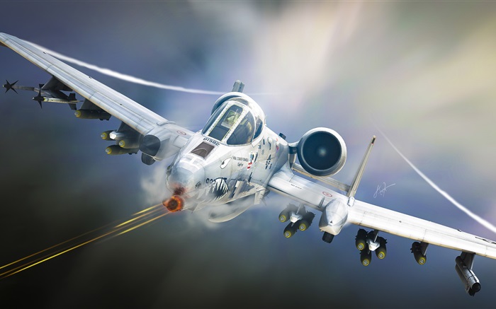 A-10 Tankbuster, Kampfflugzeuge Hintergrundbilder Bilder