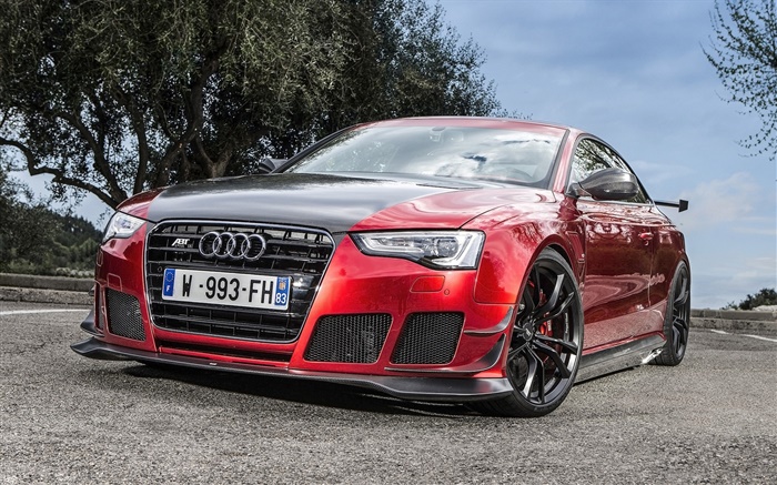 ABT Audi RS5-R rotes Auto Hintergrundbilder Bilder