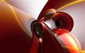 Abstrakt Kurve, rot Stil HD Hintergrundbilder