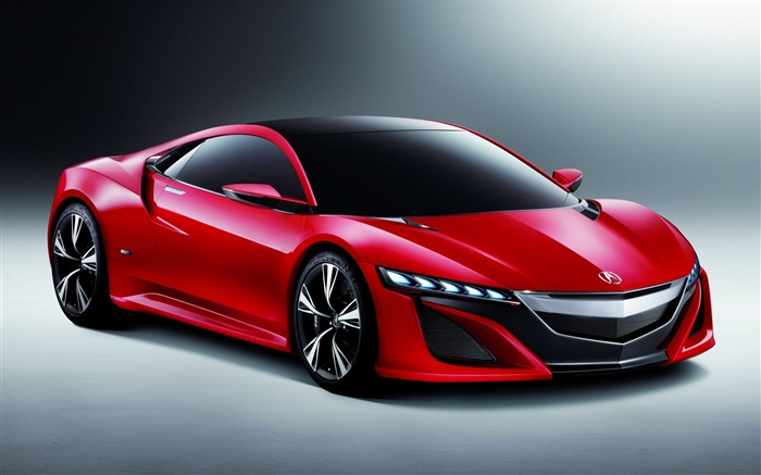 Acura NSX Concept Car red Hintergrundbilder Bilder