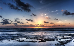 Akumal Beach, Mexiko, Sonnenaufgang, Küste HD Hintergrundbilder