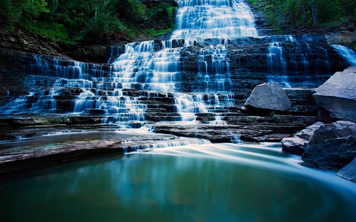 Albion Falls, Hamilton, Ontario, Kanada, Wasserfälle, See Hintergrundbilder Bilder