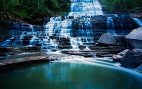 Albion Falls, Hamilton, Ontario, Kanada, Wasserfälle, See HD Hintergrundbilder