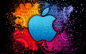 Apple-farbigen Hintergrund