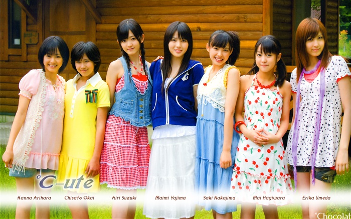 C-ute, japanische Idol Mädchengruppe 01 Hintergrundbilder Bilder
