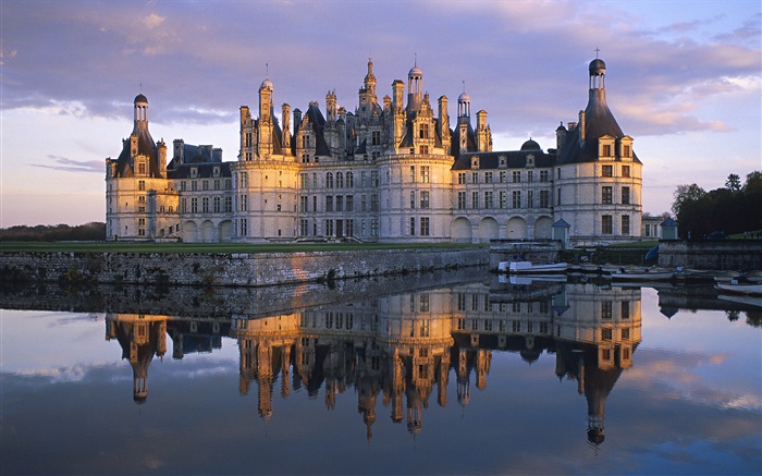 Schloss Chambord, Loire, Frankreich Hintergrundbilder Bilder
