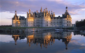 Schloss Chambord, Loire, Frankreich HD Hintergrundbilder