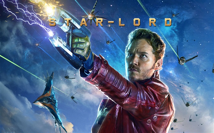 Chris Pratt, wie Stern-Herr, Guardians of the Galaxy Hintergrundbilder Bilder