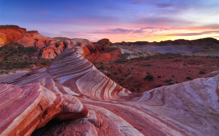 Wüste, Felsen, Himmel, Rot, America Hintergrundbilder Bilder