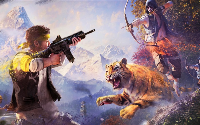 Far Cry 4, Retourkutsche Hintergrundbilder Bilder
