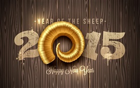 Frohes Neues Jahr 2015 Sheep Jahr HD Hintergrundbilder