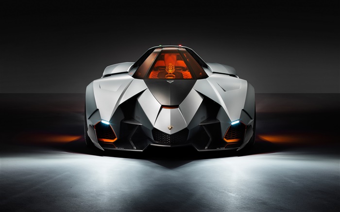Lamborghini supercar Egoista Vorderansicht Hintergrundbilder Bilder