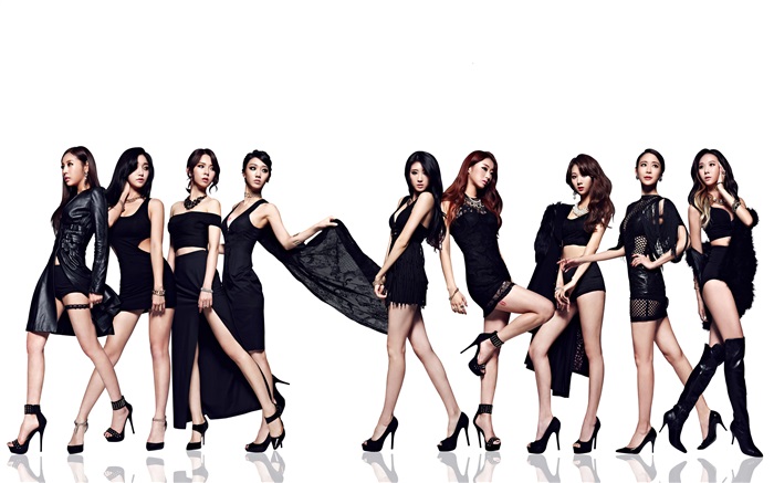 Nine Muses, Korea Musik Mädchen 03 Hintergrundbilder Bilder