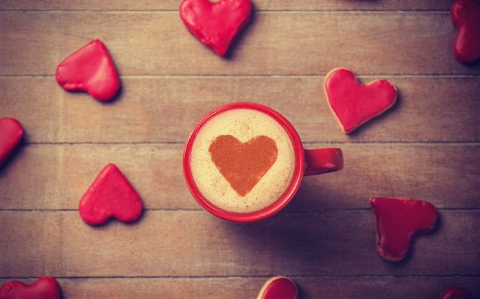 Eine Tasse Kaffee Liebe Hintergrundbilder Bilder