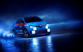 Renault TwinRun blauen Concept Car HD Hintergrundbilder