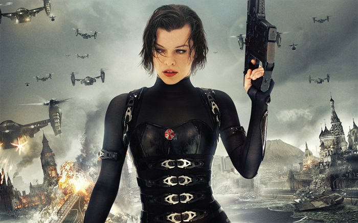 Resident Evil 5: Retribution, Milla Jovovich Hintergrundbilder Bilder