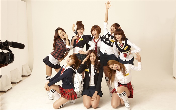 Nach der Schule, Korea Musik Mädchen 04 Hintergrundbilder Bilder