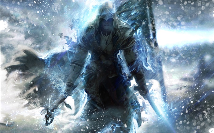 Assassins Creed 3, Spiel-Breitbild- Hintergrundbilder Bilder