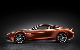 Aston Martin AM 310 Orange supercar HD Hintergrundbilder
