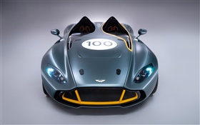Aston Martin CC100 Speedster-Konzept Supersportwagen Vorderansicht HD Hintergrundbilder