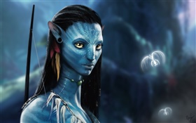 Avatar 3D-Film, schönen Mädchen HD Hintergrundbilder