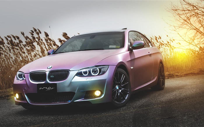 BMW E92 M3 rosa Auto Hintergrundbilder Bilder