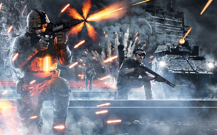 Battlefield 4, heftigen Krieg Hintergrundbilder Bilder