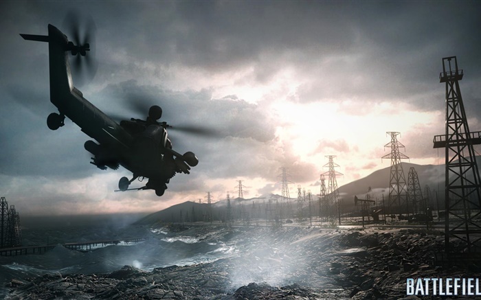 Battlefield 4, Hubschrauber Hintergrundbilder Bilder