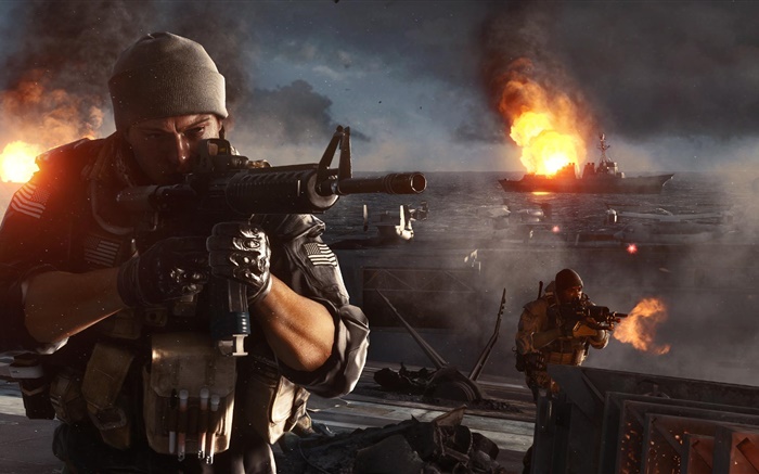 Battlefield 4, Schießen Hintergrundbilder Bilder