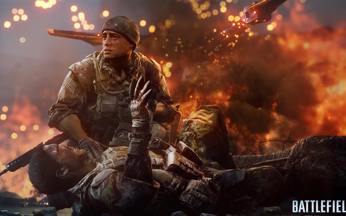 Battlefield 4, Soldat verletzt Hintergrundbilder Bilder