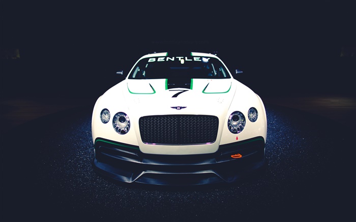 Bentley Continental GT3 Concept car front view Hintergrundbilder Bilder
