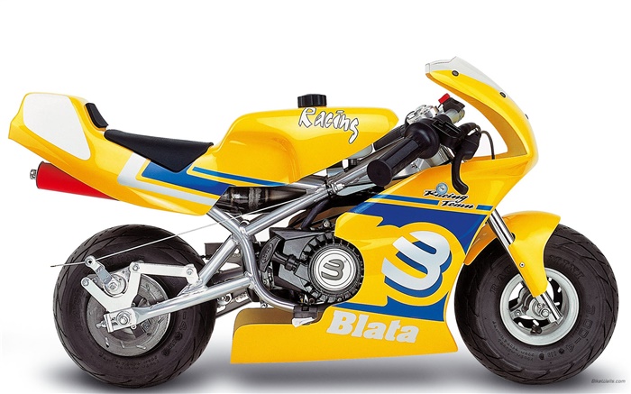 Blata Minibike gelben Motorrad Hintergrundbilder Bilder