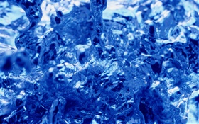Blaues Wasser Makrofotografie