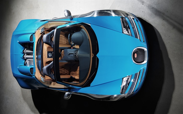 Bugatti Veyron 16.4 Superdraufsicht Hintergrundbilder Bilder