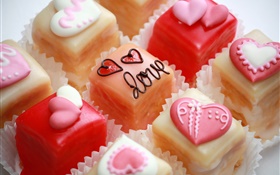 Süßigkeiten, Liebesherzen, Dessert HD Hintergrundbilder