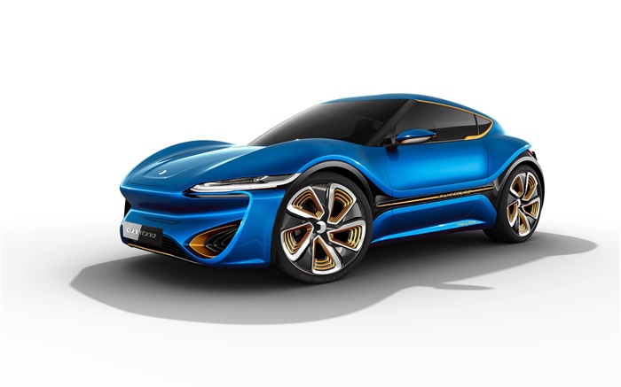 Konzept blau Supersportwagen Hintergrundbilder Bilder