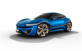 Konzept blau Supersportwagen HD Hintergrundbilder