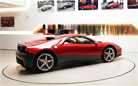 Ferrari SP12 EC roten Supersportwagen HD Hintergrundbilder