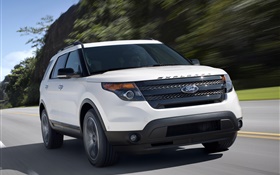 Ford Explorer car front view