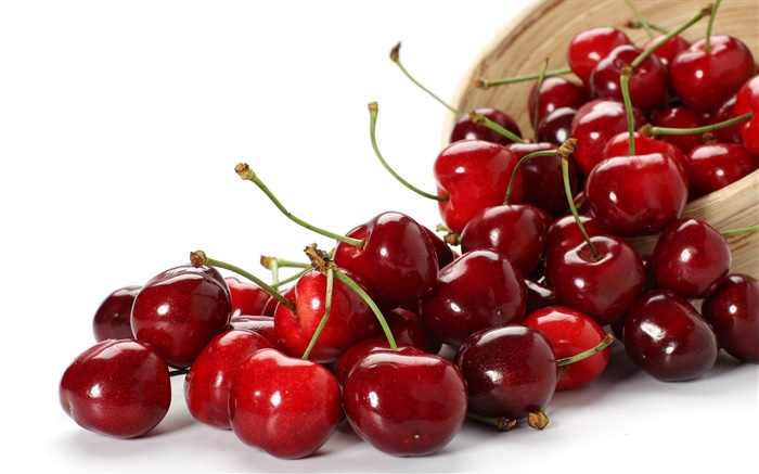 Frische rote Cherry Berry Hintergrundbilder Bilder