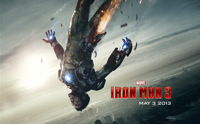 Iron Man 3, fallen Hintergrundbilder Bilder