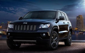 Jeep Grand Cherokee Concept Car Vorderansicht HD Hintergrundbilder