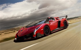 Lamborghini Veneno Roadster rote Superspeed