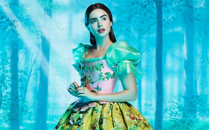 Lily Collins, Snow White Hintergrundbilder Bilder