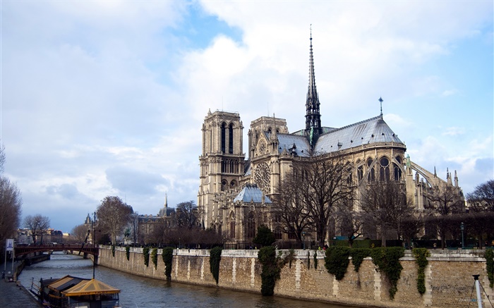 Notre Dame, Frankreich Hintergrundbilder Bilder