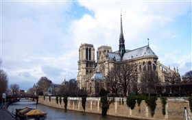 Notre Dame, Frankreich HD Hintergrundbilder